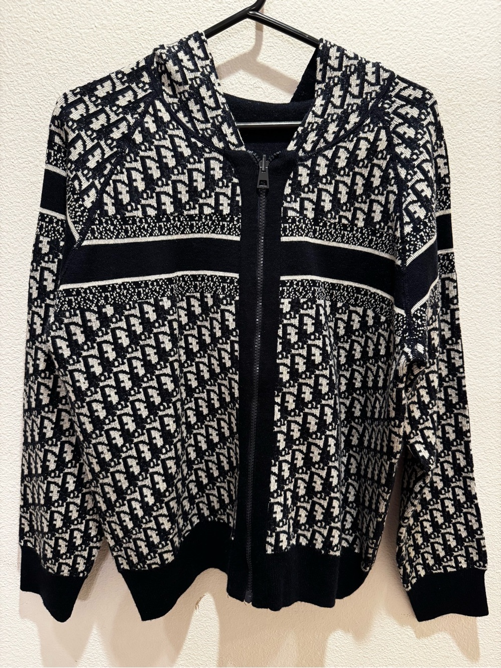 Reversible Zipped Cardigan with Hood